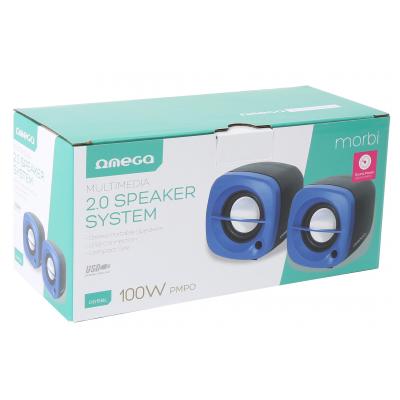 Акустическая система OMEGA OG-15 6W blue USB (OG15BL) фото №2