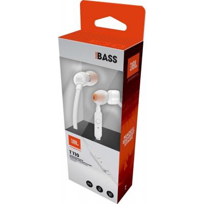 Наушники JBL T110 White фото №6