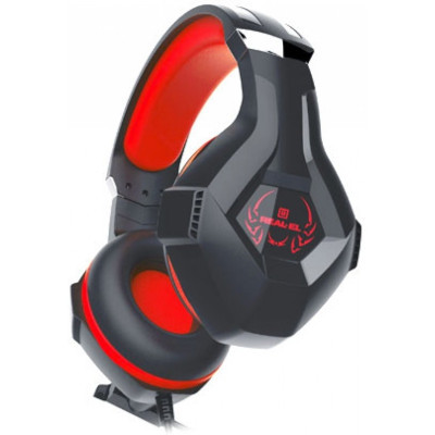 Навушники REAL-EL GDX-7575 Black-Red фото №6
