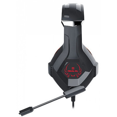 Навушники REAL-EL GDX-7575 Black-Red фото №8