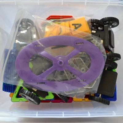 Конструктор Магнікон Конструктор  268 деталей Plastic box (MK-268) фото №2