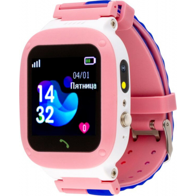 Smart годинник AmiGo GO004 Splashproof Camera LED Pink