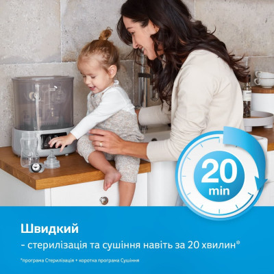 Пляшечка для годування Lovi Стерилизатор  электрический паровой с сушилкой (12/209) фото №7