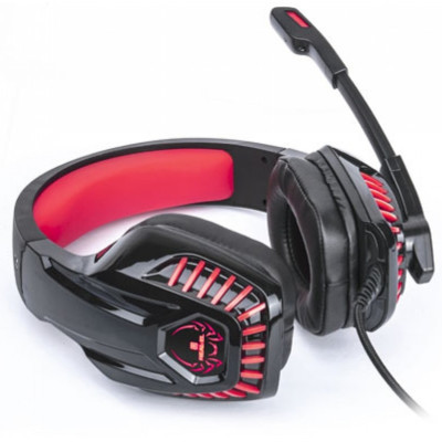 Навушники REAL-EL GDX-7650 Black-Red фото №2