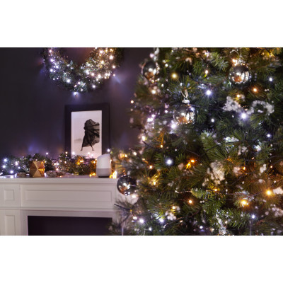 Гирлянда Twinkly Smart LED Strings AWW 400, BT   WiFi, Gen II, IP44, кабель ч (TWS400GOP-BEU) фото №6
