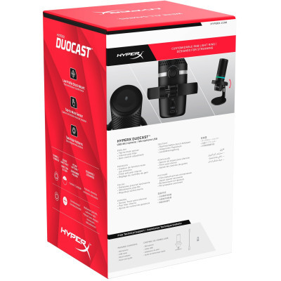 Микрофон HyperX DuoCast Black (4P5E2AA) фото №9