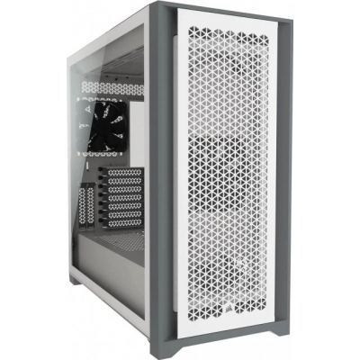 Корпус CORSAIR 5000D AIRFLOW Tempered Glass White (CC-9011211-WW)