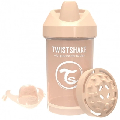 Пляшечка для годування Twistshake Поильник-непроливайка  300 мл 78277 бежевая (69890) фото №2