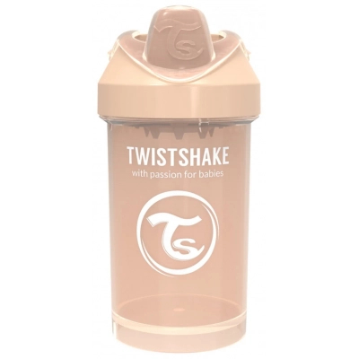 Пляшечка для годування Twistshake Поильник-непроливайка  300 мл 78277 бежевая (69890)