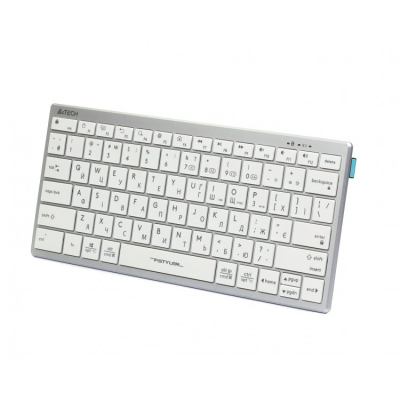 Клавіатура A4Tech FBX51C Wireless/Bluetooth White (FBX51C White) фото №2