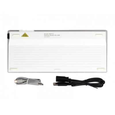 Клавіатура A4Tech FBX51C Wireless/Bluetooth White (FBX51C White) фото №7