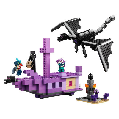 Конструктор Lego Minecraft Дракон Енду і Корабель Краю (21264) фото №2