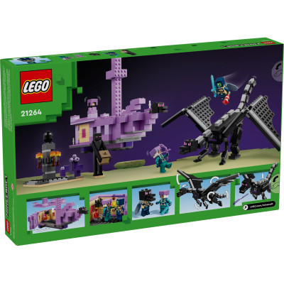 Конструктор Lego Minecraft Дракон Енду і Корабель Краю (21264) фото №8