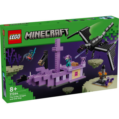 Конструктор Lego Minecraft Дракон Енду і Корабель Краю (21264)