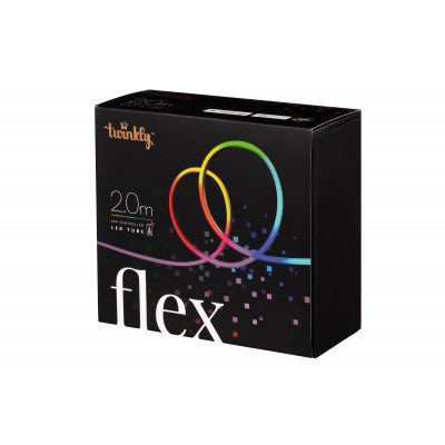 Гирлянда Twinkly Smart LED Flex RGB 200, IP20, 2м, кабель белый (TWFL200STW-WEU) фото №2