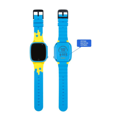 Smart годинник AmiGo GO008 GLORY GPS WIFI Blue-Yellow (976267) фото №5