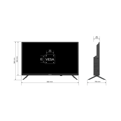 Телевизор Kivi 24H760QB фото №8