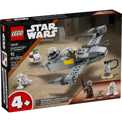 Конструктор Lego Star Wars Зоряний винищувач N-1 Мандо й Ґроґу (75410)