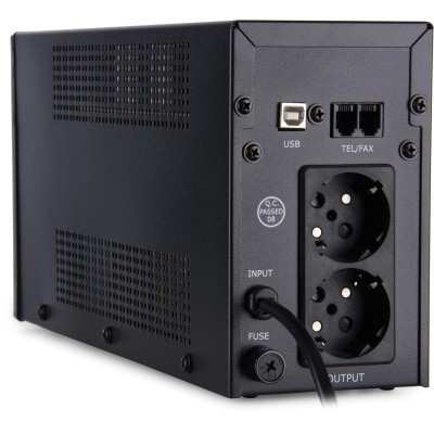 Источник бесперебойного питания Vinga LED 800VA metal case with USB (VPE-800MU) фото №5