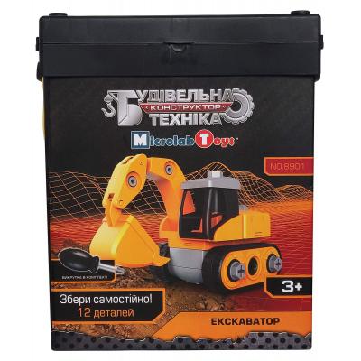Конструктор Microlab Toys Конструктор  Строительная техника - Экскаватор (MT8901) фото №2