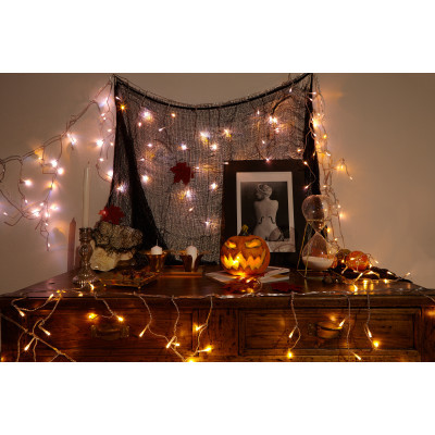 Гирлянда Twinkly Smart LED Strings RGB 400, BT   WiFi, Gen II, IP44 кабель че (TWS400STP-BEU) фото №7