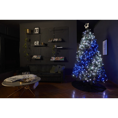 Гирлянда Twinkly Smart LED Strings RGB 400, BT   WiFi, Gen II, IP44 кабель че (TWS400STP-BEU) фото №9