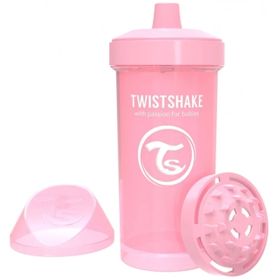 Пляшечка для годування Twistshake Поильник-непроливайка  360 мл 78279 светло-розовая (69893) фото №2