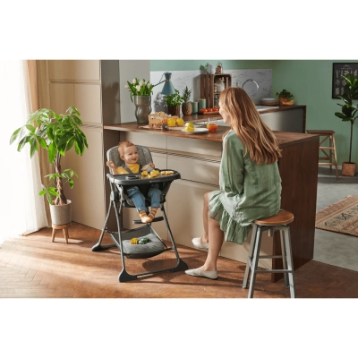 Стільчик для годування Kinderkraft Foldee Grey (5902533922437) фото №8
