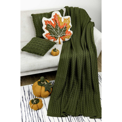 Плед Прованс Happy Fall Kosa Оливковий 130х170 см (4823093446908) фото №5