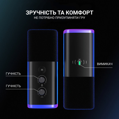 Мікрофон Fifine TAM8 USB Black (TAM8) фото №6