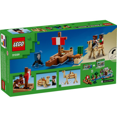 Конструктор Lego Minecraft Подорож на піратському кораблі (21259-) фото №8