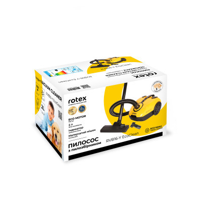 Пилосос Rotex RVB16-Y EcoClean фото №10