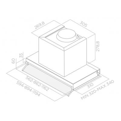 Витяжки Elica BOX IN PLUS IXGL/A/60 фото №2