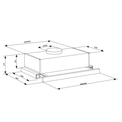 Витяжки Eleyus BREEZE 700 60 BR фото №12