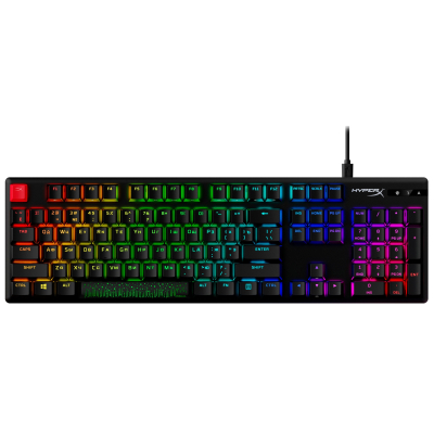 Клавіатура HyperX Alloy Origins Red USB RGB PBT ENG/RU (639N3AA) фото №6
