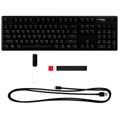 Клавіатура HyperX Alloy Origins Red USB RGB PBT ENG/RU (639N3AA) фото №7