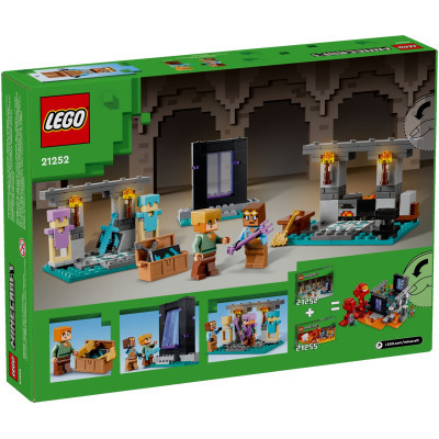 Конструктор Lego Minecraft Зброярня 203 деталей (21252) фото №8