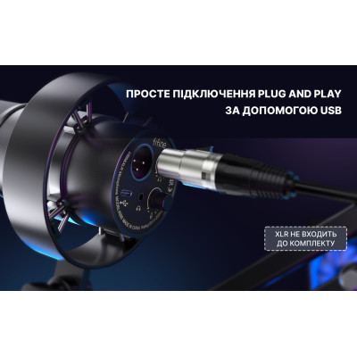 Микрофон Fifine K688 USB Black (K688) фото №8