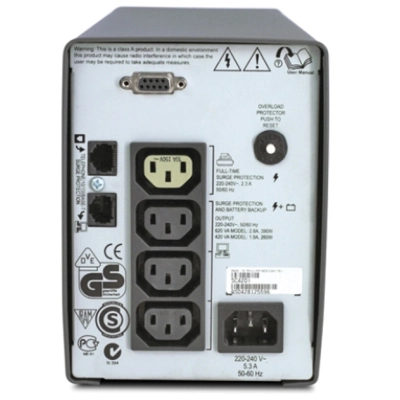 Источник бесперебойного питания APC Smart-UPS SC 420VA  (SC420I) фото №4