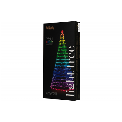 Гирлянда Twinkly Smart LED Light tree RGBW 750, Gen II, IP44, 4м (TWP750SPP-BEU)