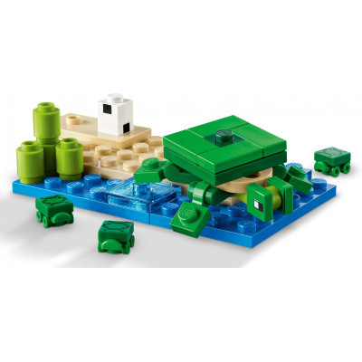 Конструктор Lego Minecraft Пляжний будинок у формі черепахи 234 деталей (21254) фото №5
