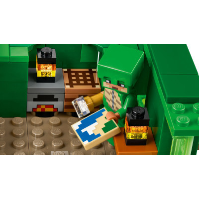 Конструктор Lego Minecraft Пляжний будинок у формі черепахи 234 деталей (21254) фото №8