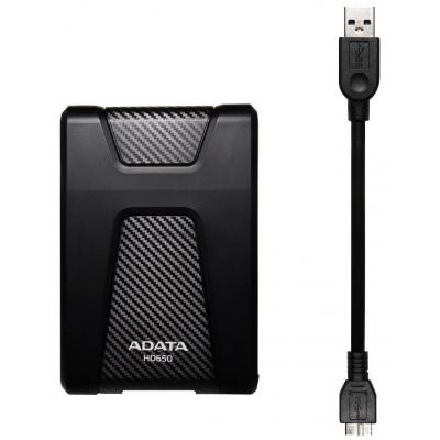 Внешний жесткий диск Adata 2.5" 2TB  (AHD650-2TU31-CBK) фото №4