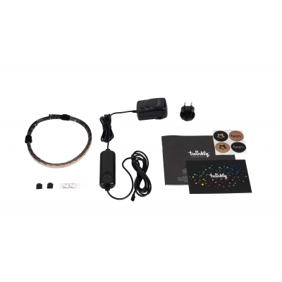 Гирлянда Twinkly Smart LED Line RGB 100, подсветка, Gen II, IP20, 1,5м (TWL100STW-BEU) фото №5