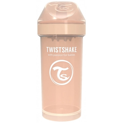 Пляшечка для годування Twistshake Поильник-непроливайка  360 мл 78283 бежевая (69897)