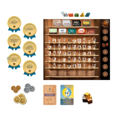 Настольная игра Geekach Games Distilled. Таємниці напоїв (Distilled. Kickstarter edition) (GKCH065DS) фото №9