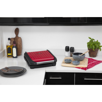 Гриль Russell Hobbs George Foreman 25040-56 Steel Grill Red l Medium фото №2