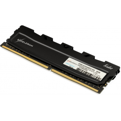 Модуль пам'яті для комп'ютера Exceleram DDR4 8GB 3200 MHz Kudos Black  (EKBLACK4083216A) фото №2