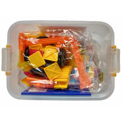 Конструктор Магнікон Конструктор  87 деталей Plastic box (MK-87) фото №4