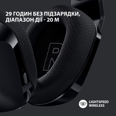 Навушники Logitech G733 Lightspeed Wireless RGB Gaming Headset Black (981-000864) фото №3